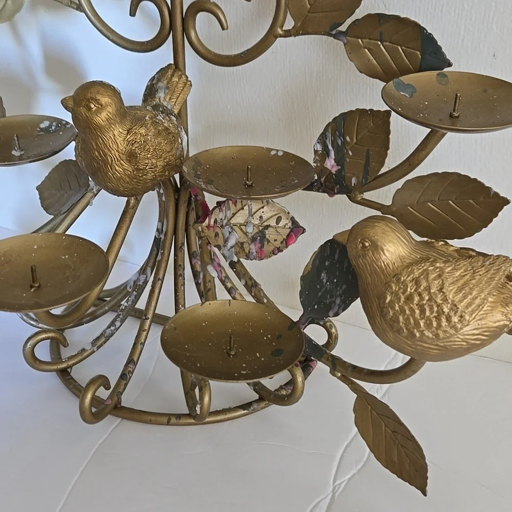 Pier 1 Vintage Gold Metal 